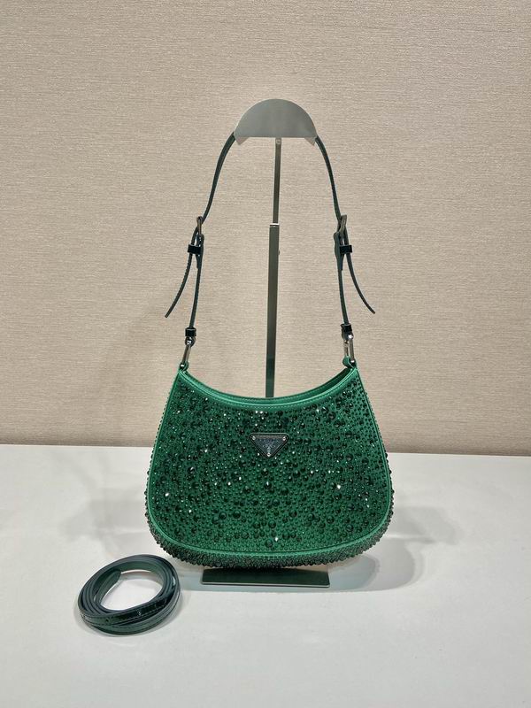 Prada Cleo 1BC169翡翠绿22x18.5x4.5cm AP