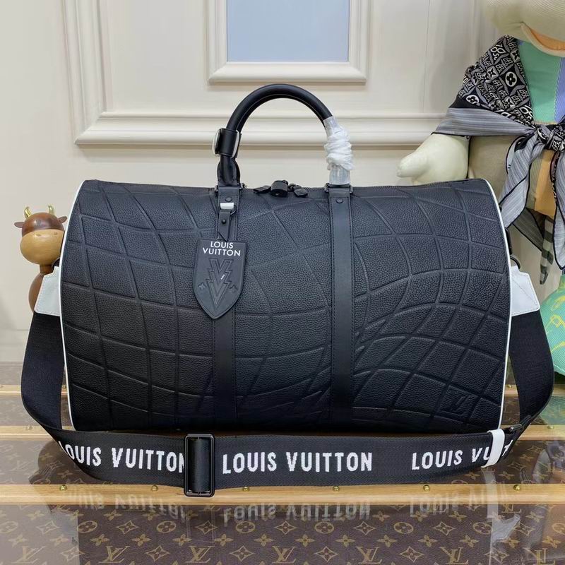 Keepall M21382黑全皮 50x29x23cm gf