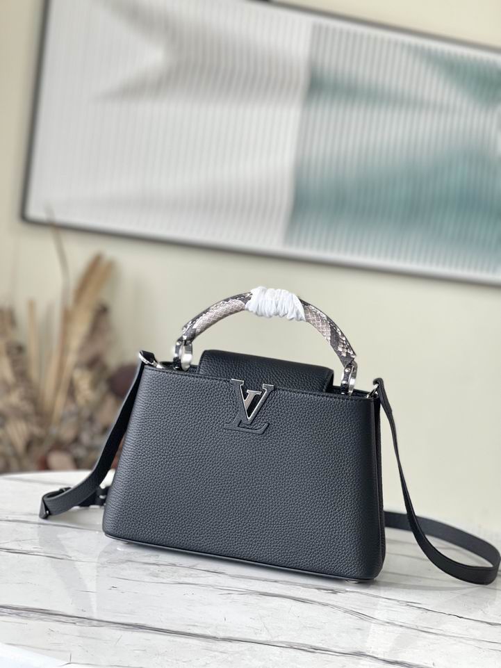 Capucines N92040银扣蛇27x18x9cm gf2色