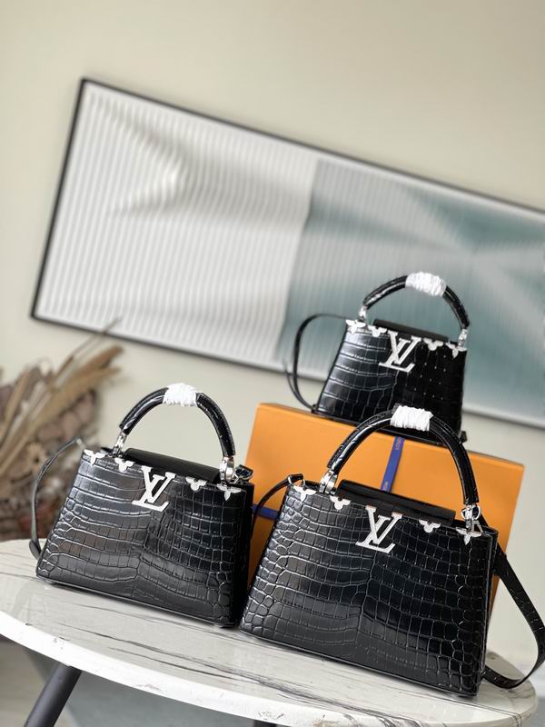 Capucines M51783鳄鱼纹31.5x20x11cm gf