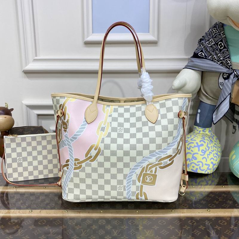 Neverfull N40471白格丝印31x28x14cm gf