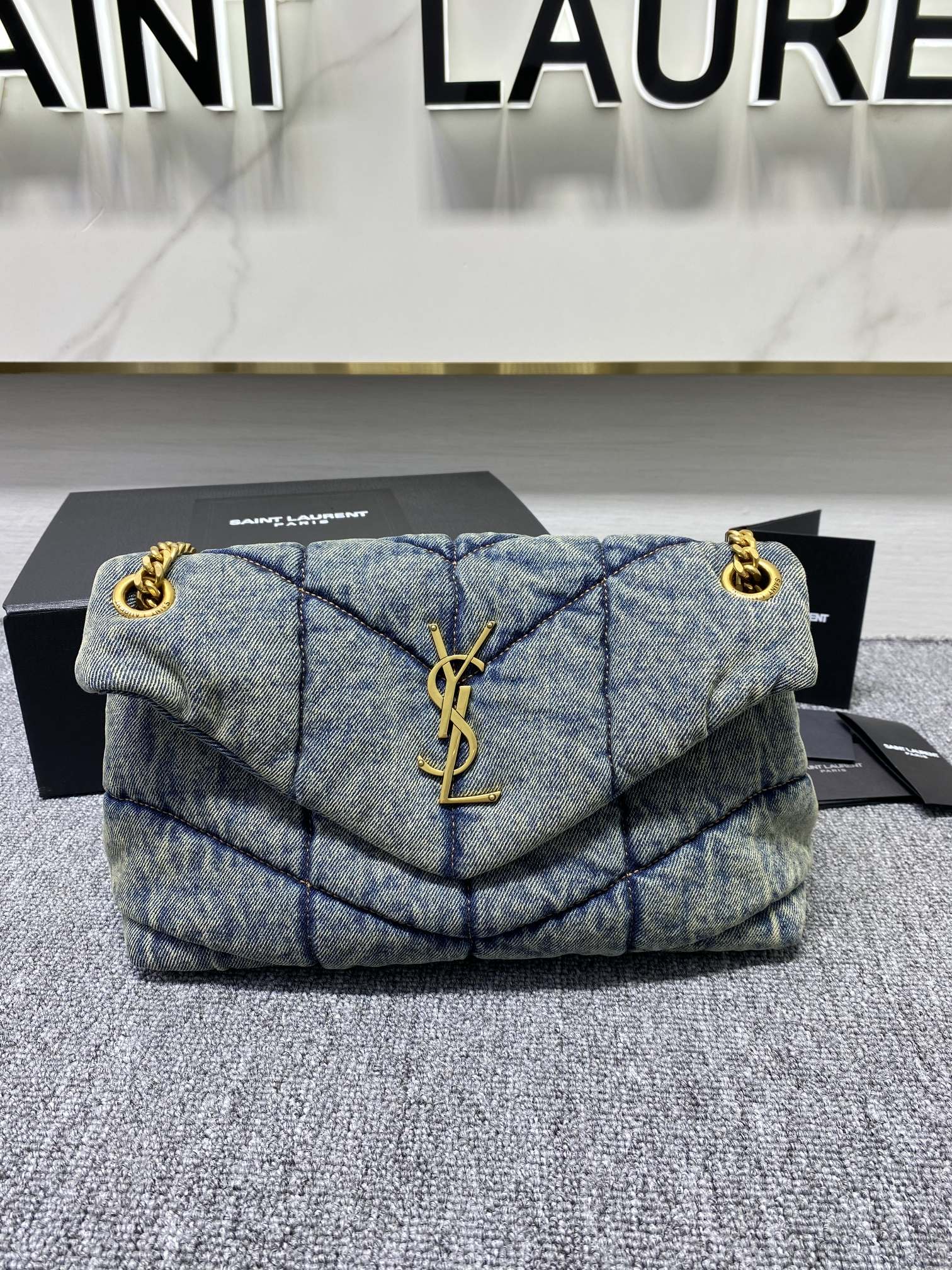2025 YSL Loulou puffer 原单